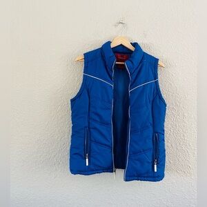 Paris Blues Royal Blue Western Puffer Vest